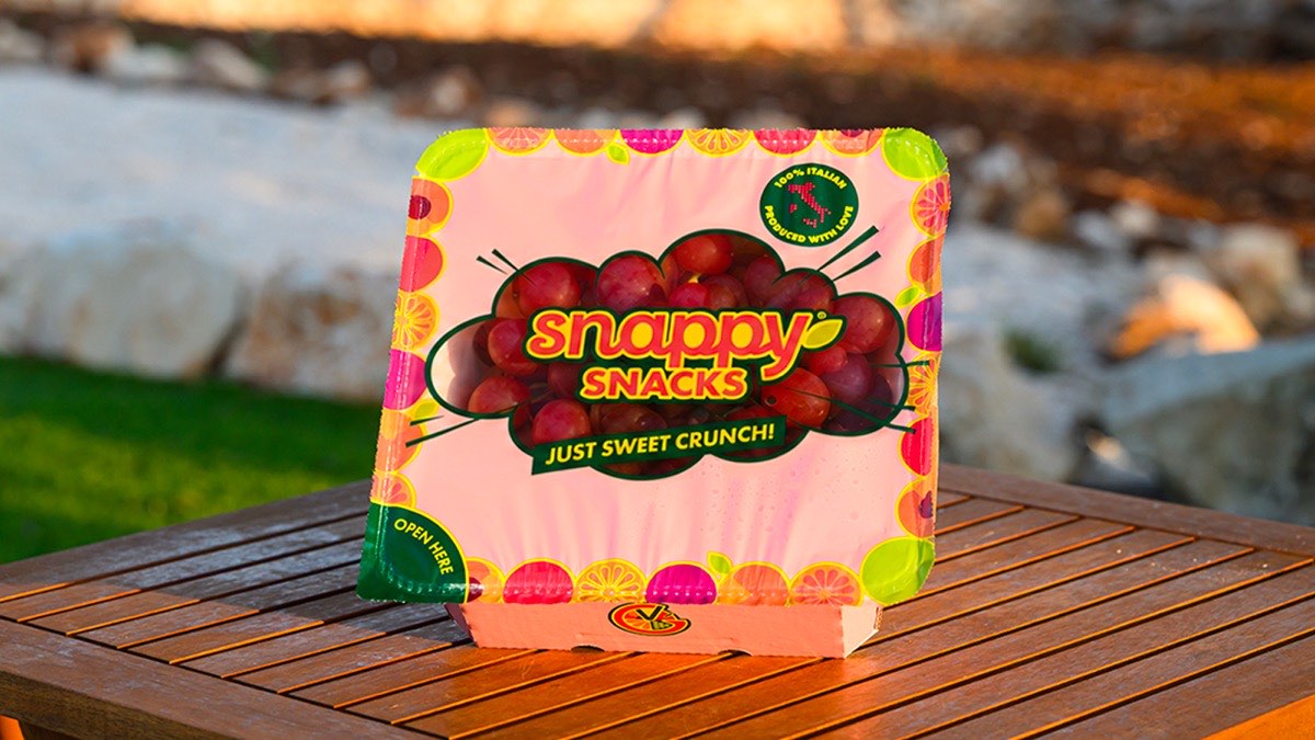 Snappy Snacks Uva Rossa – rote kernlose Trauben