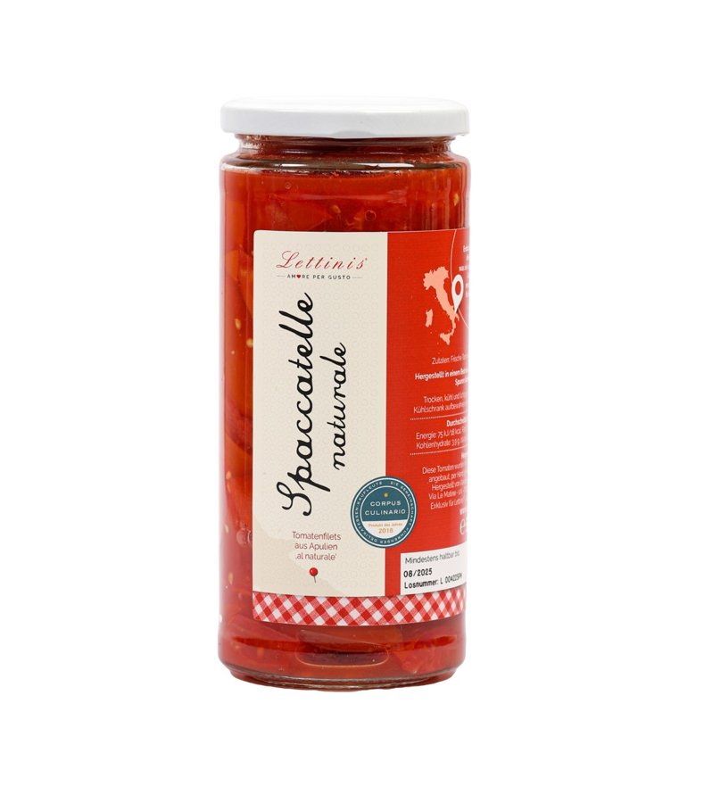 Lettinis Spaccatelle – Tomatenfilets aus Apulien