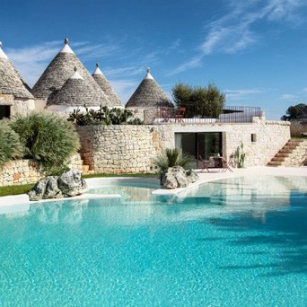Tenuta Morgana – Trulli mit großem Pool im Valle d'Itria