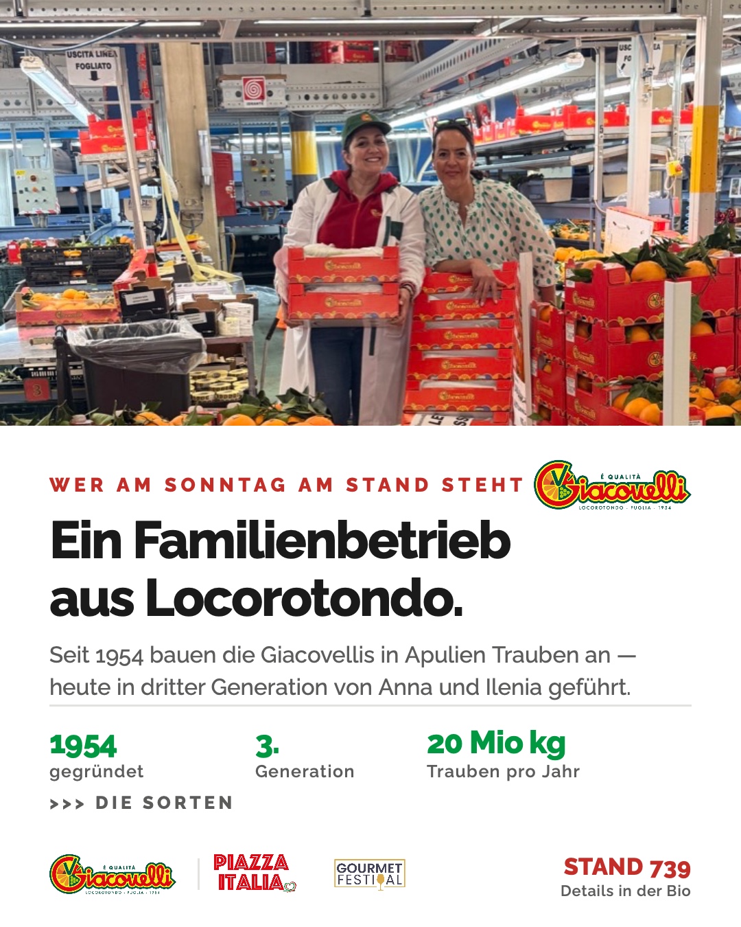 Giacovelli aus Locorotondo – Familienbetrieb seit 1954, in dritter Generation